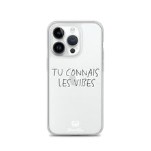 Load image into Gallery viewer, Tu Connais Les Vibes iPhone Case