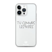 Load image into Gallery viewer, Tu Connais Les Vibes iPhone Case