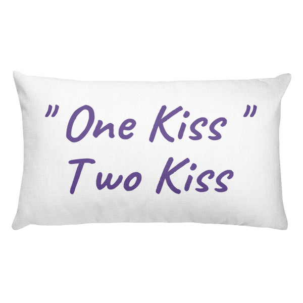 "One Kiss, Two Kiss" Pillow