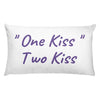 "One Kiss, Two Kiss" Pillow