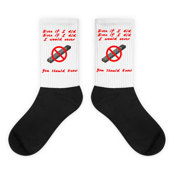 "No Juuling" Socks