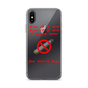 "No Juuling" iPhone Case