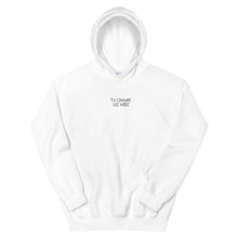 Load image into Gallery viewer, Tu Connais Les Vibes Embroidered Hoodie